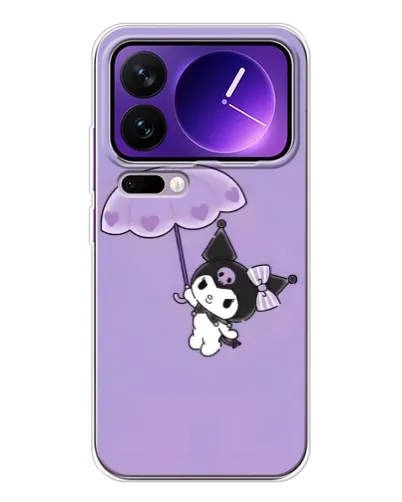 Чехол для Xiaomi 17 Pro Max с картинкой «Kuromi с зонтиком»