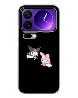 Чехол для Xiaomi 17 Pro Max с картинкой «My Melody и Kuromi»