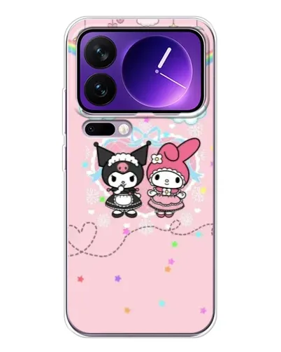 Чехол для Xiaomi 17 Pro Max с картинкой «My Melody и Kuromi»