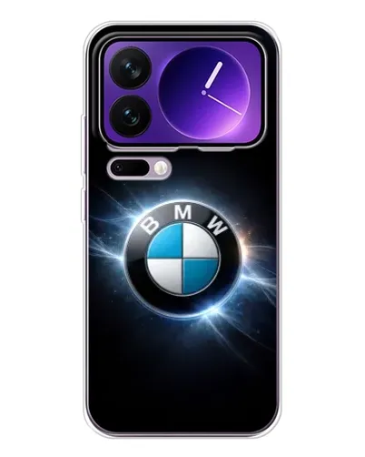 Чохол для Xiaomi 17 Pro Max з картинкою «BMW — неонове сяйво»