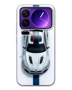 Чохол для Xiaomi 17 Pro Max з картинкою «Вид зверху — BMW M»