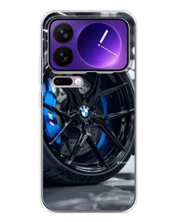 Чохол для Xiaomi 17 Pro Max з картинкою «Колесо BMW зблизька»
