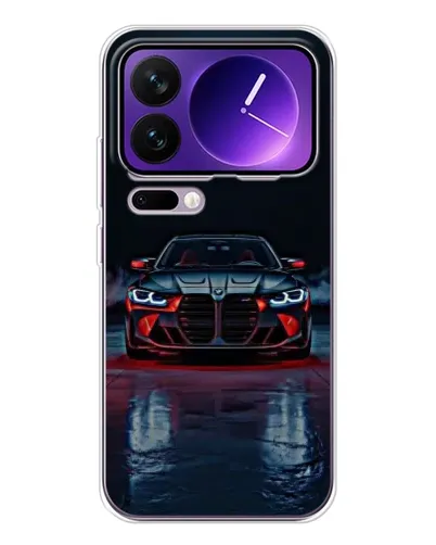 Чохол для Xiaomi 17 Pro Max з картинкою «BMW на мокрій дорозі»