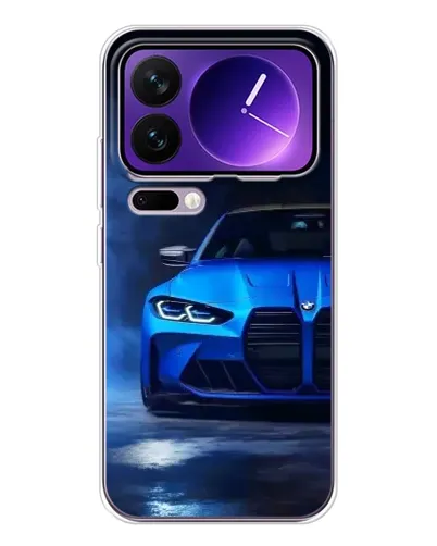 Чохол для Xiaomi 17 Pro Max з картинкою «Блакитна BMW M4»