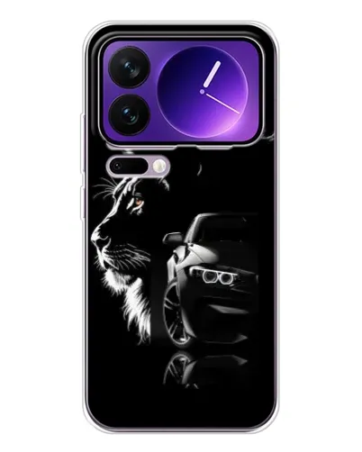 Чохол для Xiaomi 17 Pro Max з картинкою «BMW та лев»