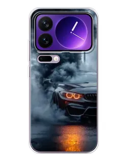 Чохол для Xiaomi 17 Pro Max з картинкою «BMW M-Power — абстракція»