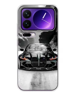 Чохол для Xiaomi 17 Pro Max з картинкою «BMW — акварельний дрифт»