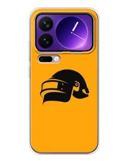 Чехол для Xiaomi 17 Pro Max с картинкой «PUBG — золотой шлем»