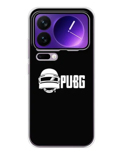 Чехол для Xiaomi 17 Pro Max с картинкой «PUBG — классический лого»