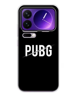 Чехол для Xiaomi 17 Pro Max с картинкой «PUBG — белый логотип»