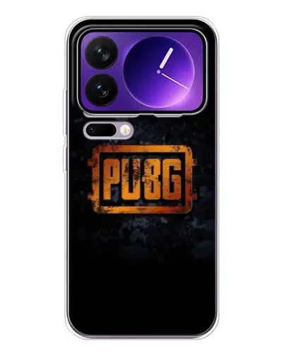 Чехол для Xiaomi 17 Pro Max с картинкой «PUBG — золотой логотип»