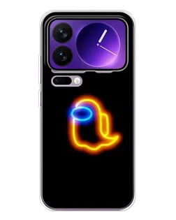 Чохол для Xiaomi 17 Pro Max з картинкою «Among Us неонове сяйво»