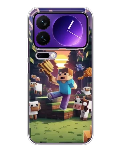 Чохол для Xiaomi 17 Pro Max з картинкою «Стів на фермі» Чохол для Xiaomi 17 Pro Max з картинкою «Стів на фермі»