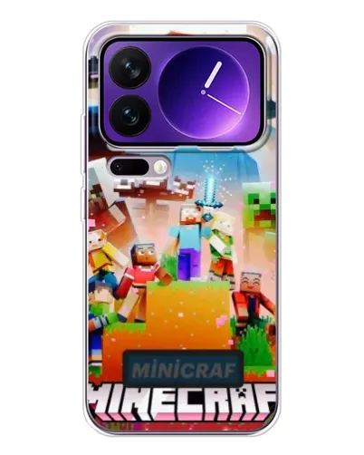 Чохол для Xiaomi 17 Pro Max з картинкою «Minecraft герої гри» Чохол для Xiaomi 17 Pro Max з картинкою «Minecraft герої гри»