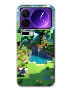 Чохол для Xiaomi 17 Pro Max з картинкою «Minecraft літній день»