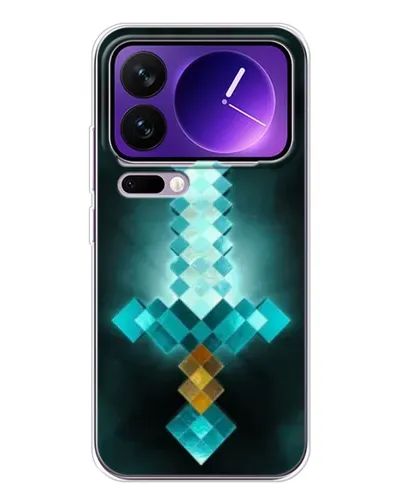 Чохол для Xiaomi 17 Pro Max з картинкою «Алмазний меч неон» Чохол для Xiaomi 17 Pro Max з картинкою «Алмазний меч неон»