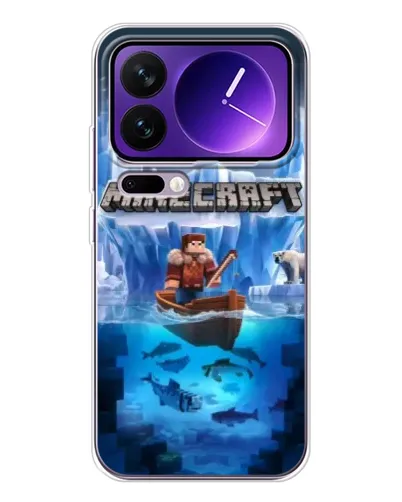 Чохол для Xiaomi 17 Pro Max з картинкою «Minecraft льодянийсвіт» Чохол для Xiaomi 17 Pro Max з картинкою «Minecraft льодянийсвіт»