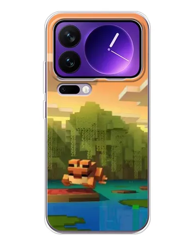 Чохол для Xiaomi 17 Pro Max з картинкою «Майнкрафт захід сонця» Чохол для Xiaomi 17 Pro Max з картинкою «Майнкрафт захід сонця»
