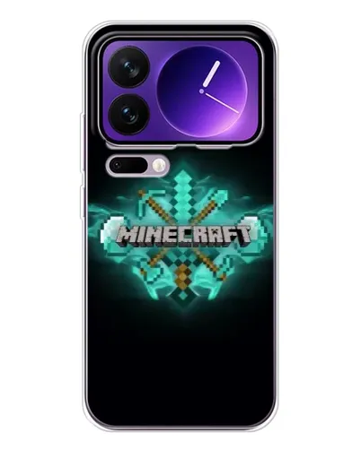 Чохол для Xiaomi 17 Pro Max з картинкою «Minecraft Diamond лого» Чохол для Xiaomi 17 Pro Max з картинкою «Minecraft Diamond лого»