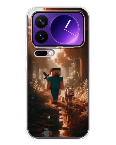 Чохол для Xiaomi 17 Pro Max з картинкою «Стів у лісі» Чохол для Xiaomi 17 Pro Max з картинкою «Стів у лісі»