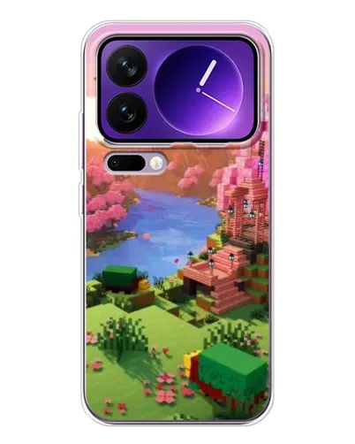 Чохол для Xiaomi 17 Pro Max з картинкою «Рожеве дерево Minecraft» Чохол для Xiaomi 17 Pro Max з картинкою «Рожеве дерево Minecraft»