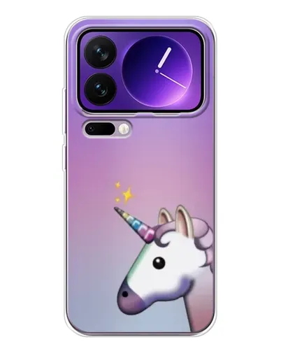 Чехол для Xiaomi 17 Pro Max с картинкой «Единорог градиент» Чехол для Xiaomi 17 Pro Max с картинкой «Единорог градиент»