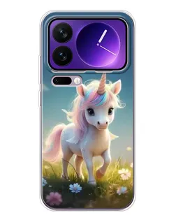 Чехол для Xiaomi 17 Pro Max с картинкой «Единорог на поляне» Чехол для Xiaomi 17 Pro Max с картинкой «Единорог на поляне»