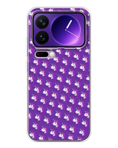Чехол для Xiaomi 17 Pro Max с картинкой «Единороги на фиолетовом» Чехол для Xiaomi 17 Pro Max с картинкой «Единороги на фиолетовом»