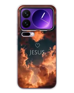 Чехол для Xiaomi 17 Pro Max с картинкой «Сияние Имени Jesus»