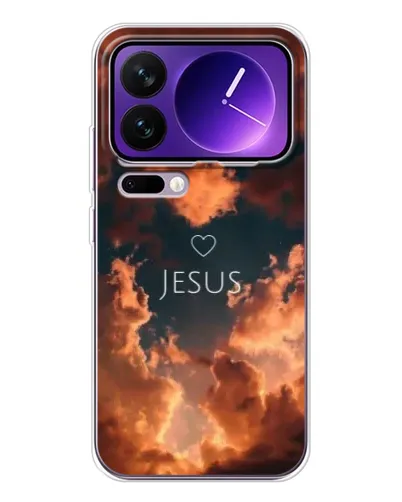 Чехол для Xiaomi 17 Pro Max с картинкой «Сияние Имени Jesus»