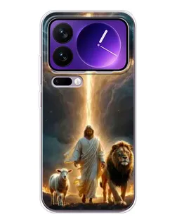 Чехол для Xiaomi 17 Pro Max с картинкой «Лев Иуды и Свет»