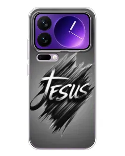 Чехол для Xiaomi 17 Pro Max с картинкой «Надпись Jesus Graffiti»