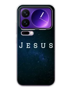 Чехол для Xiaomi 17 Pro Max с картинкой «Звездное небо Jesus»