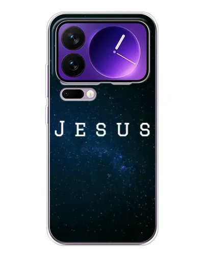 Чехол для Xiaomi 17 Pro Max с картинкой «Звездное небо Jesus»