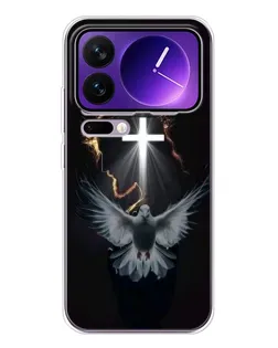 Чехол для Xiaomi 17 Pro Max с картинкой «Голубь и Свет»