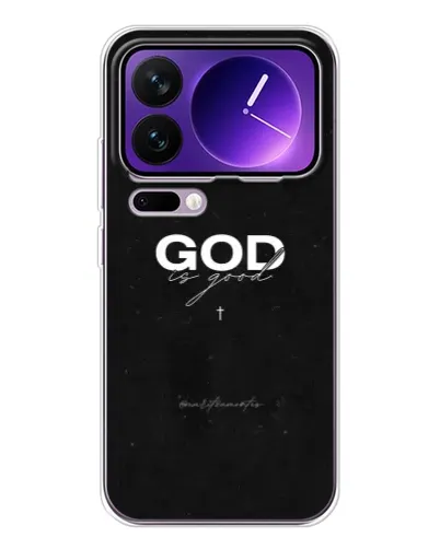 Чехол для Xiaomi 17 Pro Max с картинкой «GOD — Бог над всем»