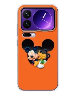 Чохол для Xiaomi 17 Pro Max з картинкою «Серце Міккі Мінні»