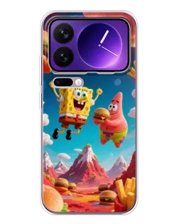 Чохол для Xiaomi 17 Pro Max з картинкою «Космічний фастфуд»