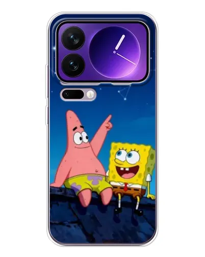 Чохол для Xiaomi 17 Pro Max з картинкою «Губка Боб та Патрік вночі» Чохол для Xiaomi 17 Pro Max з картинкою «Губка Боб та Патрік вночі»