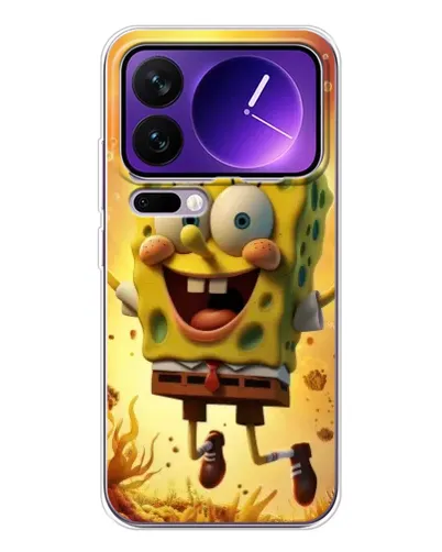 Чохол для Xiaomi 17 Pro Max з картинкою «Губка Боб стрибає» Чохол для Xiaomi 17 Pro Max з картинкою «Губка Боб стрибає»