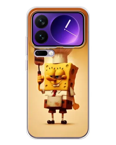 Чохол для Xiaomi 17 Pro Max з картинкою «Губка Боб кухар» Чохол для Xiaomi 17 Pro Max з картинкою «Губка Боб кухар»