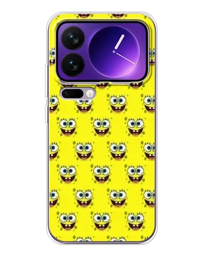 Чохол для Xiaomi 17 Pro Max з картинкою «Паттерн Губка Боб» Чохол для Xiaomi 17 Pro Max з картинкою «Паттерн Губка Боб»