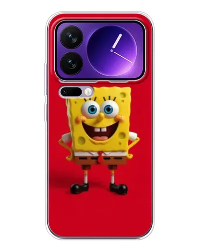Чохол для Xiaomi 17 Pro Max з картинкою «Спанч Боб на червоному» Чохол для Xiaomi 17 Pro Max з картинкою «Спанч Боб на червоному»