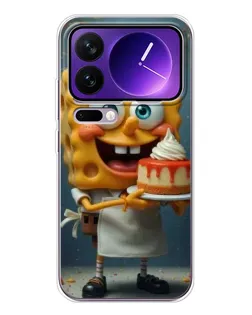 Чохол для Xiaomi 17 Pro Max з картинкою «Кухар Спанч Боб»