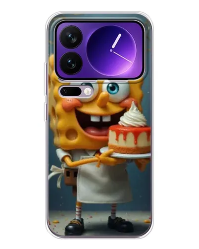 Чохол для Xiaomi 17 Pro Max з картинкою «Кухар Спанч Боб» Чохол для Xiaomi 17 Pro Max з картинкою «Кухар Спанч Боб»