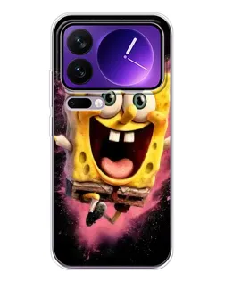 Чохол для Xiaomi 17 Pro Max з картинкою «Вибуховий Спанч Боб»
