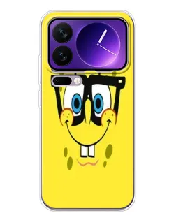 Чехол для Xiaomi 17 Pro Max с картинкой «Минималистичный Спанч Боб»