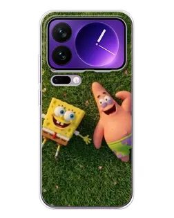 Чехол для Xiaomi 17 Pro Max с картинкой «Друзья на лужайке»