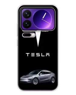 Чехол для Xiaomi 17 Pro Max с картинкой «Tesla Model Y»