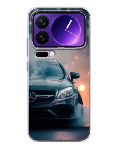 Чохол для Xiaomi 17 Pro Max з картинкою «Mercedes — нічне місто»